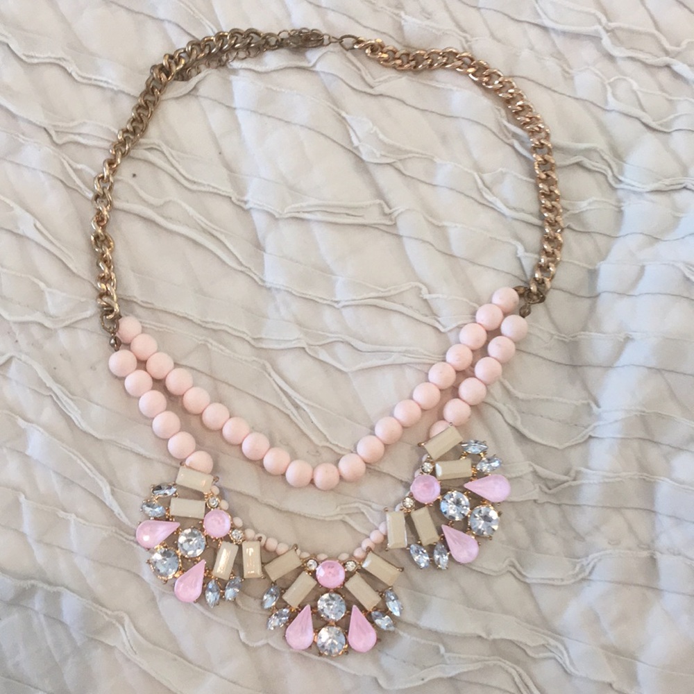 Light pink necklace
